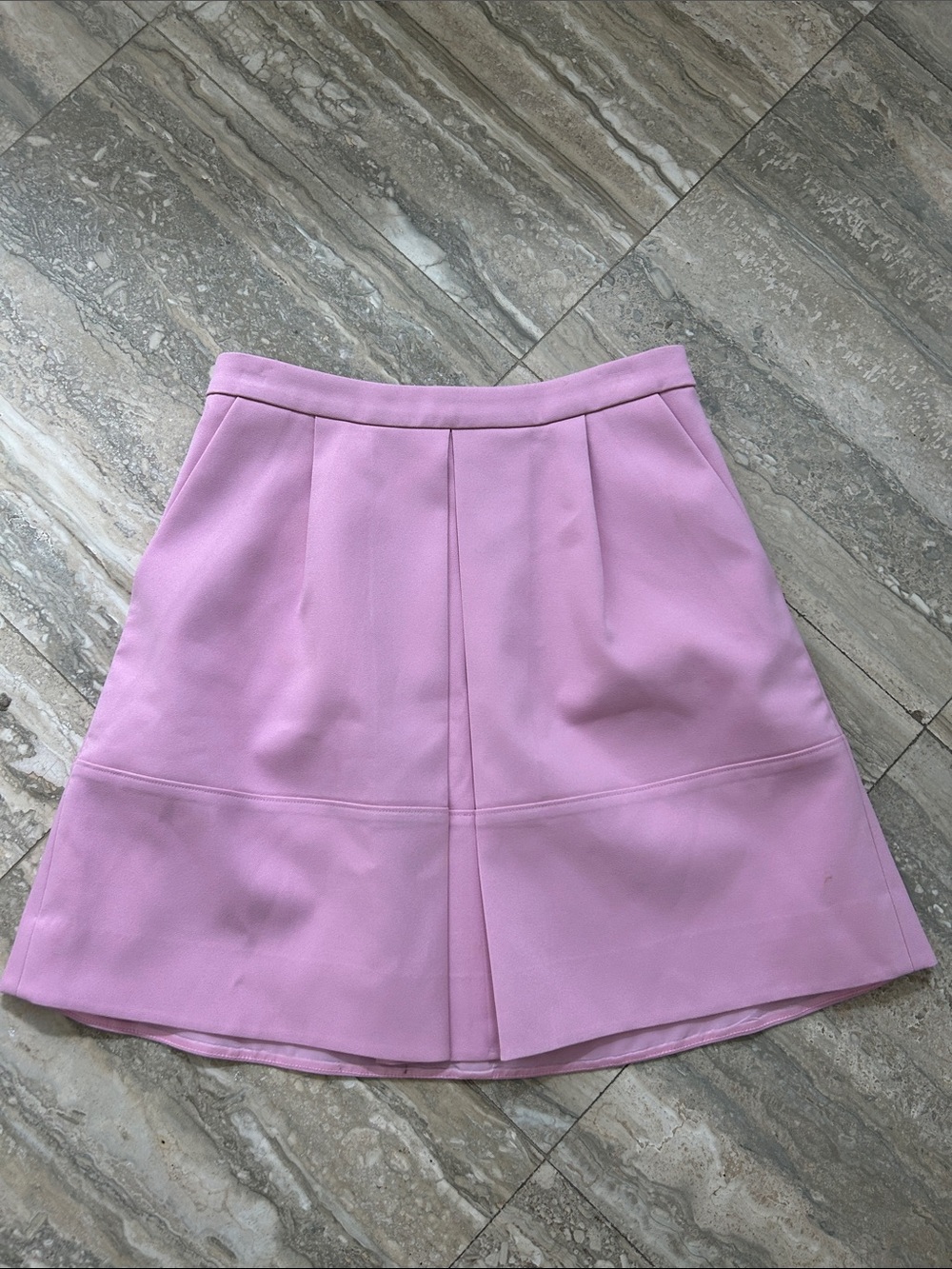 J. Crew Lavender A-Line Mini Skirt